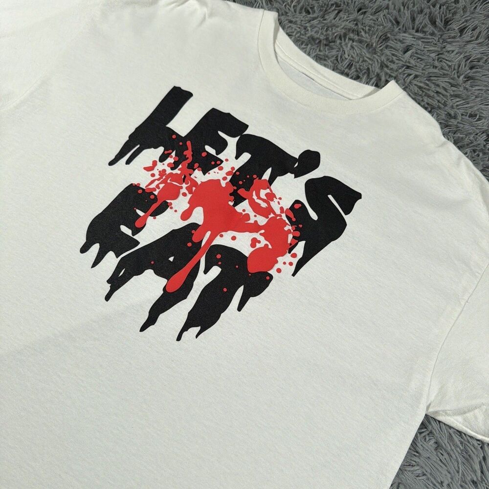 Pizza Slime Renfield Shirt Extra Large White Let’s Eat Vampire Pullover Mens